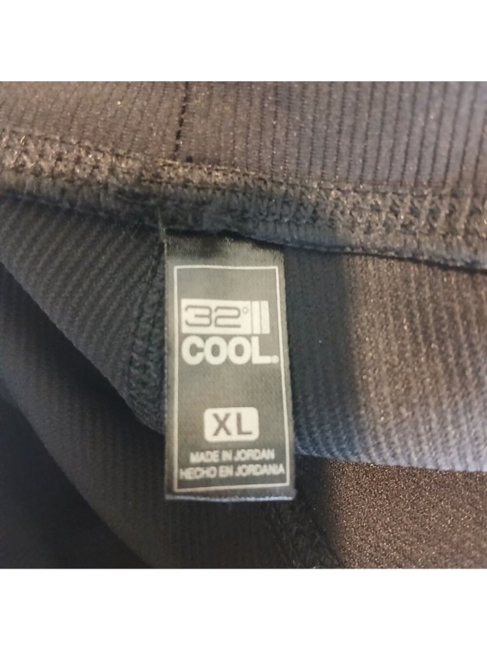32 Degrees Cool Womens Black Drawstring Straight-Leg Pants XL 31.5" Inseam #N-1 - Picture 7 of 10